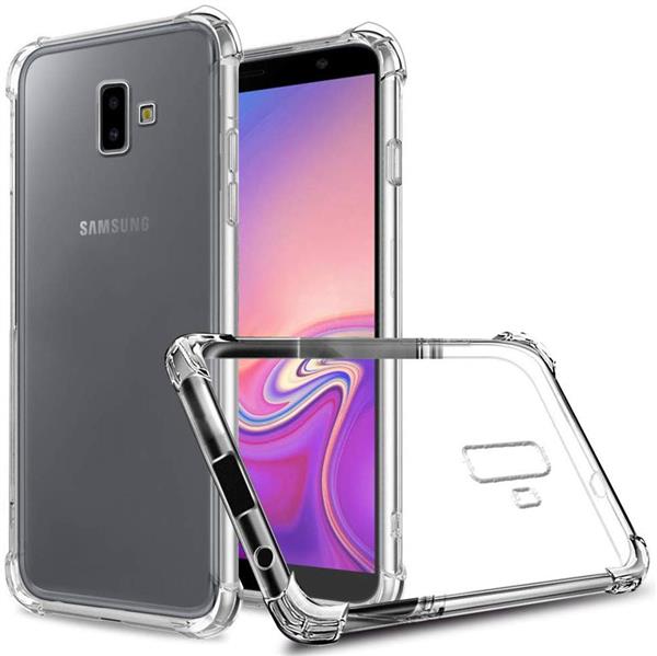 Grote foto drphone samsung j6 plus j610 tpu hoesje siliconen bumper case met verstevigde randen transpar telecommunicatie mobieltjes