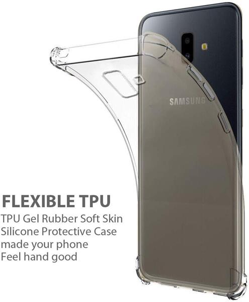 Grote foto drphone samsung j6 plus j610 tpu hoesje siliconen bumper case met verstevigde randen transpar telecommunicatie mobieltjes