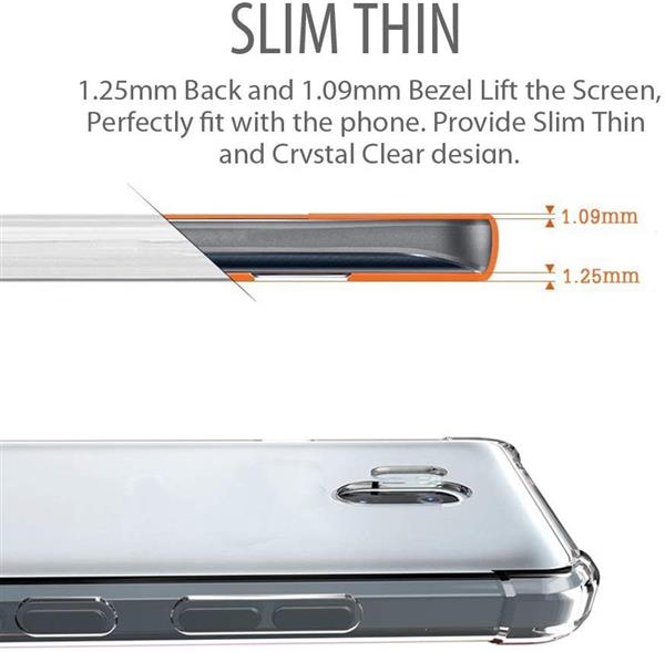 Grote foto drphone samsung j6 plus j610 tpu hoesje siliconen bumper case met verstevigde randen transpar telecommunicatie mobieltjes