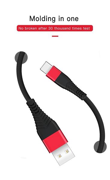 Grote foto drphone sl03 usb c type c gevlochten kabel 3a data sync en snel opladen high speed telecommunicatie opladers en autoladers