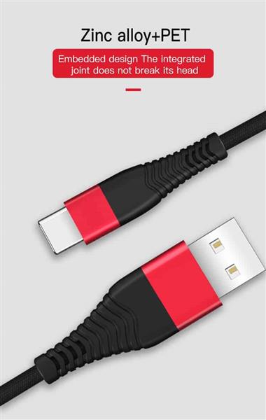 Grote foto drphone sl03 usb c type c gevlochten kabel 3a data sync en snel opladen high speed telecommunicatie opladers en autoladers