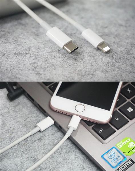 Grote foto drphone lunar pro series 18w quick charge oplader 1 meter usb c naar lightning kabel 9v snella telecommunicatie opladers en autoladers