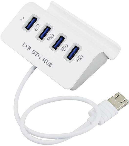 Grote foto drphone 2 in 1 otg 4 usb 3.0 poorten micro usb hub stand voor smartphone laptop tablet c computers en software overige computers en software