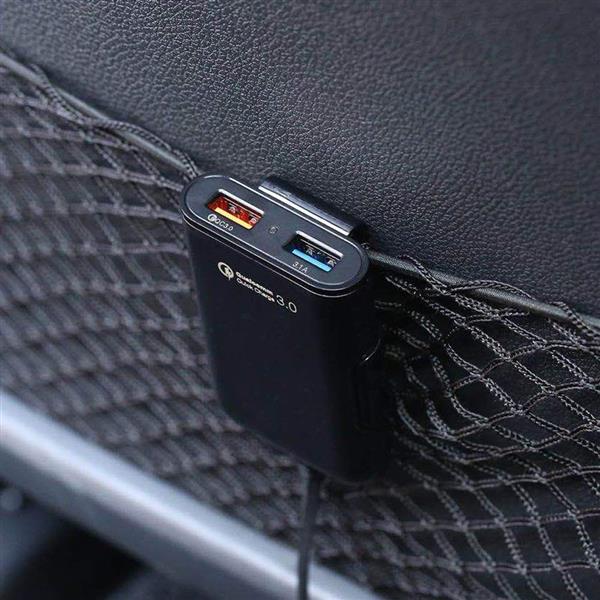 Grote foto drphone pcc3 multi autolader snellader oplader qc 3.0 12a 60w voor achterbank 4 usb poorte telecommunicatie opladers en autoladers