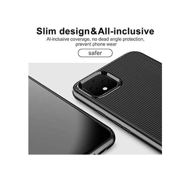 Grote foto drphone google pixel 4 tpu hoesje verticale ontwerp schokbestendig krasbestendig zwart telecommunicatie mobieltjes