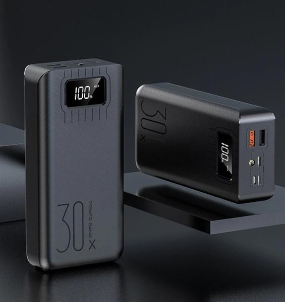 Grote foto drphone hypercell 30.000 mah lader led display led lamp powerbank met extra capaciteit re telecommunicatie opladers en autoladers