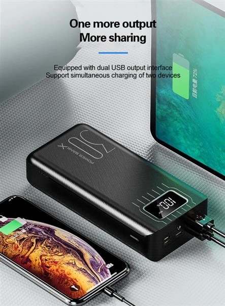 Grote foto drphone hypercell 30.000 mah lader led display led lamp powerbank met extra capaciteit re telecommunicatie opladers en autoladers