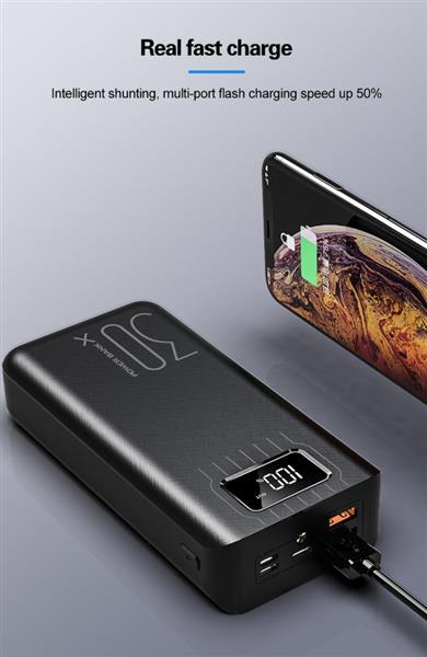 Grote foto drphone hypercell 30.000 mah lader led display led lamp powerbank met extra capaciteit re telecommunicatie opladers en autoladers