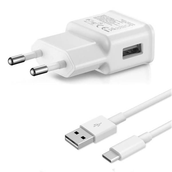 Grote foto combodeal 2 meter type c usb kabel usb adapter gecertificeerd wit telecommunicatie opladers en autoladers