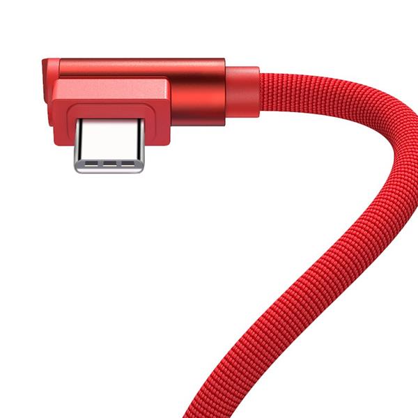 Grote foto drphone acc02 smart iq 5v 2.4a 2 usb poorten 1 meter usb c type c g1 haakse 90 graden op telecommunicatie opladers en autoladers