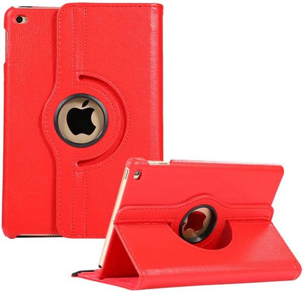 Grote foto drphone draaibare 360 pu lederen cover ipad mini 4 5 rood telecommunicatie mobieltjes