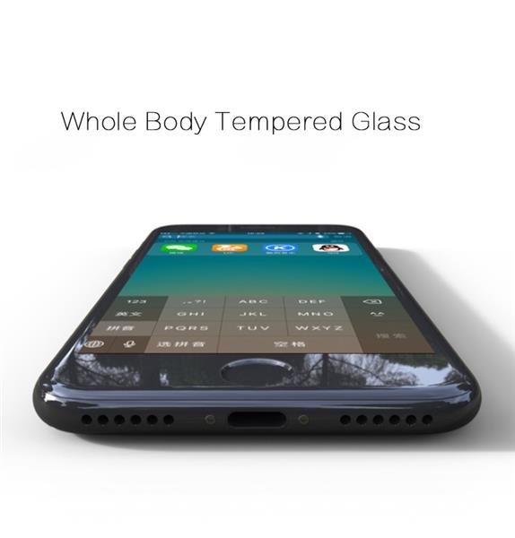 Grote foto voor en achter liquid samsung s8 screenprotector 4d full cover tempered glass 9h liquid fles ins telecommunicatie mobieltjes