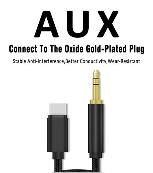 Grote foto drphone sc6 usb c female naar 3.5mm aux jack male kabel dac 1 meter voor smartphones auto telecommunicatie opladers en autoladers