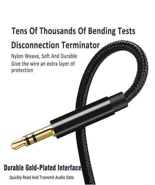 Grote foto drphone sc6 usb c female naar 3.5mm aux jack male kabel dac 1 meter voor smartphones auto telecommunicatie opladers en autoladers