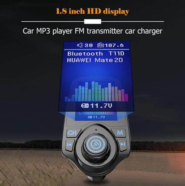 Grote foto drphone bc7 business 5 in 1 universele draadloze bluetooth handsfree carkit met fm transmitter telecommunicatie opladers en autoladers