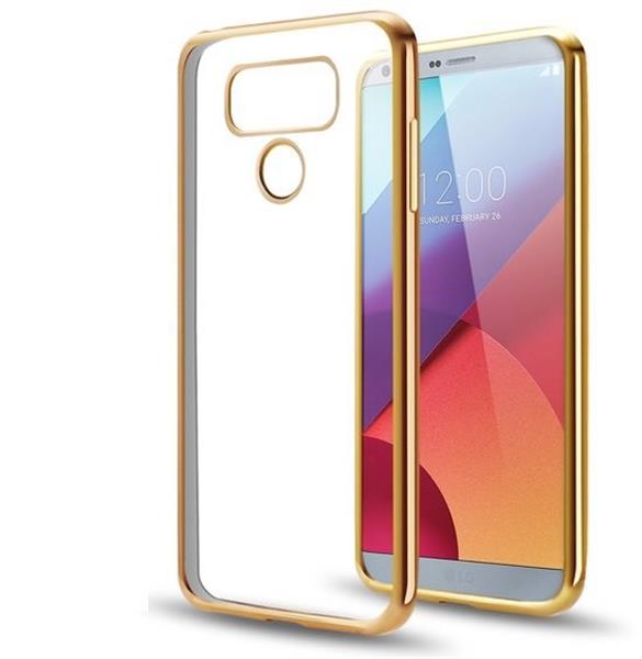 Grote foto lg g6 tpu soft gel ultra dunne case goud telecommunicatie mobieltjes