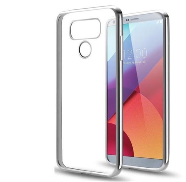 Grote foto lg g6 tpu soft gel ultra dunne case zilver telecommunicatie mobieltjes