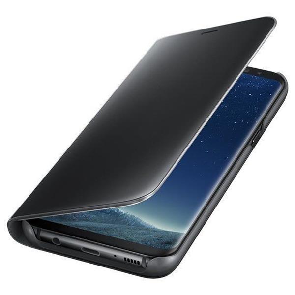 Grote foto s8 plus spiegel flip mirror cover zwart telecommunicatie mobieltjes