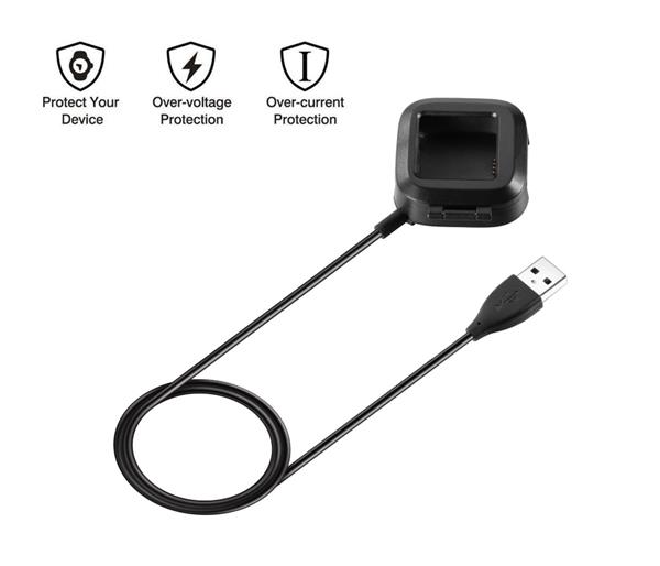 Grote foto drphone usb kabel x1 oplaadkabel adapter dock geschikt voor fitbit versa 2 laadkabel 55cm kleding dames horloges