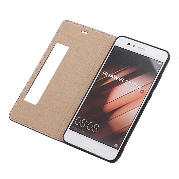 Grote foto huawei p10 pu leather flip cover smart view case slaap wakker functie zwart computers en software overige computers en software