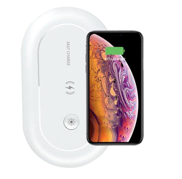 Grote foto drphone chargebox gecertificeerd draadloos qi lader led uv sterilisator box desinfecteert smar telecommunicatie opladers en autoladers