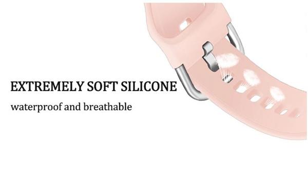 Grote foto drphone samsung galaxy s3 watch 46mm horlogeband siliconen band metalen gesp 22mm grijs kleding dames horloges