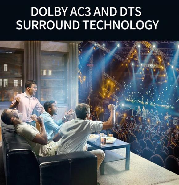 Grote foto drphone goldplate digitale audio toslink 5.1 dolby stereo sound spdif fiber optische audiokabel telecommunicatie opladers en autoladers