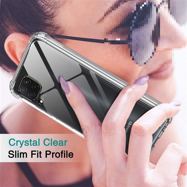 Grote foto drphone huawei p40 lite nova 6 se tpu hoesje siliconen bumper case met verstevigde randen tran telecommunicatie mobieltjes