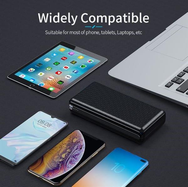 Grote foto drphone pw3 powerbank 30.000mah snel opladen qualcom 3.0 pd 3.0 usb c power delivery 18w wi telecommunicatie opladers en autoladers