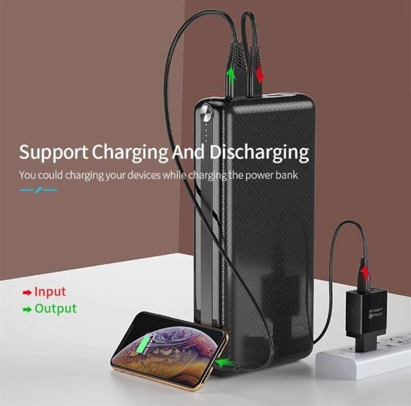 Grote foto drphone pw3 powerbank 30.000mah snel opladen qualcom 3.0 pd 3.0 usb c power delivery 18w wi telecommunicatie opladers en autoladers