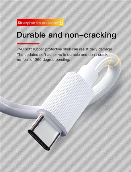 Grote foto drphone dm series usb c 2.4a oplaadkabel datakabel extra stevig 1m laadkabel smartphone telecommunicatie opladers en autoladers