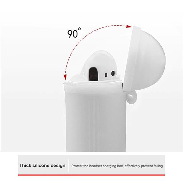 Grote foto drphone siliconen airpod case geschikt voor airpod 1 2 bescherming tegen val stootschade w telecommunicatie mobieltjes