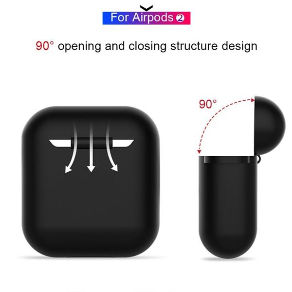 Grote foto drphone siliconen airpod case geschikt voor airpod 1 2 bescherming tegen val stootschade z telecommunicatie mobieltjes