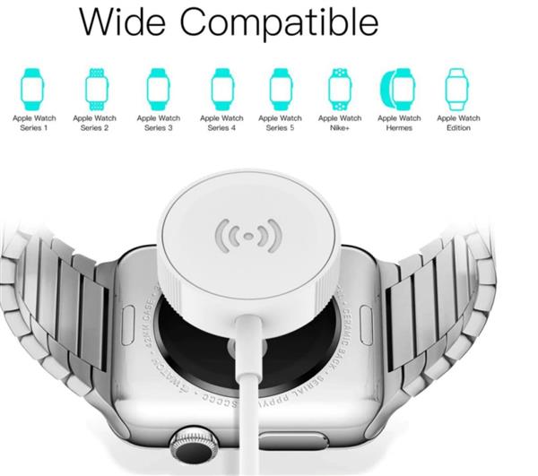 Grote foto drphone volt2 apple watch laadkabel draadloze oplader usb kabel magnetische adapter voor iwatch kleding dames horloges