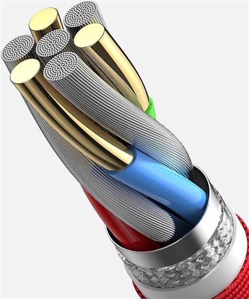 Grote foto drphone d9 type c usb c dubbele 90 haakse nylon gevlochten 3a kabel 2 meter datasynchronisatie telecommunicatie opladers en autoladers