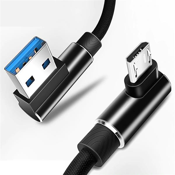 Grote foto drphone d9 micro usb dubbele 90 haakse nylon gevlochten 3a kabel 1 meter datasynchronisatie sn telecommunicatie opladers en autoladers