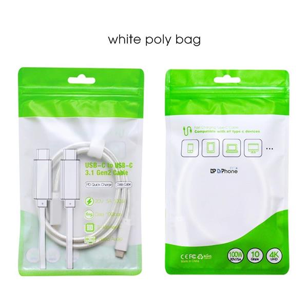 Grote foto drphone titan2 usb c 3.1 gen 2 naar type c 5a 100w pd 1m kabel e mark chip 10gpbs data telecommunicatie opladers en autoladers