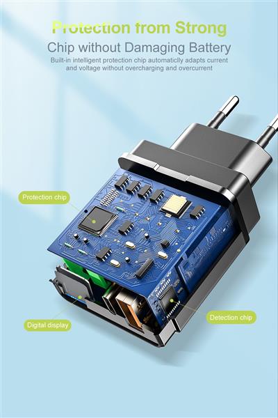 Grote foto drphone halo5 qualcom 3.0 quick charge 18w thuislader met pd qc3.0 type c fast charger led display telecommunicatie opladers en autoladers