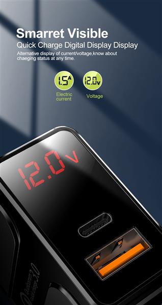 Grote foto drphone halo5 qualcom 3.0 quick charge 18w thuislader met pd qc3.0 type c fast charger led display telecommunicatie opladers en autoladers