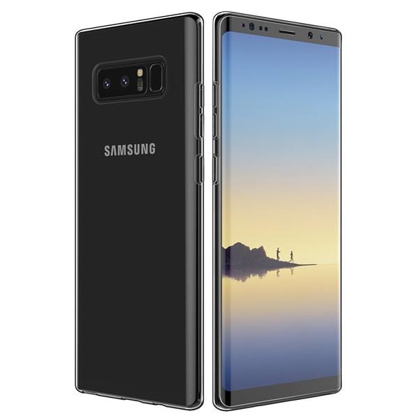 Grote foto note 8 transparant gel siliconen ultradunne case samsung telecommunicatie opladers en autoladers