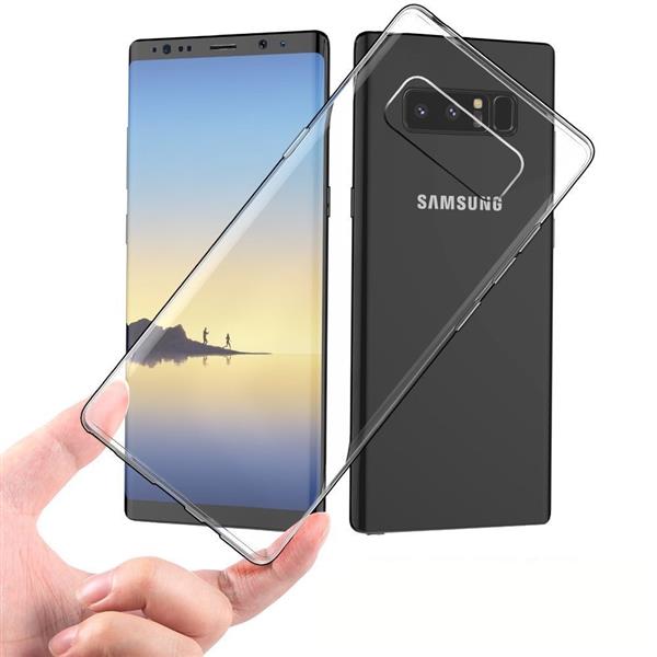 Grote foto note 8 transparant gel siliconen ultradunne case samsung telecommunicatie opladers en autoladers