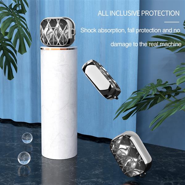 Grote foto drphone pl2 airpod pro case beschermende case materiaal silicone plastic zwart zilver telecommunicatie mobieltjes