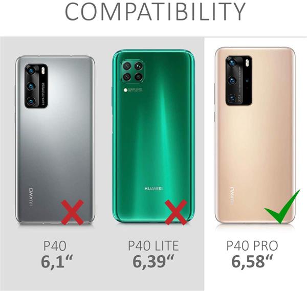 Grote foto drphone huawei p40 pro dual tpu case 360 graden cover voor en achter volledig bescherming tran telecommunicatie mobieltjes