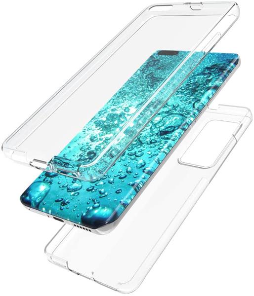 Grote foto drphone huawei p40 pro dual tpu case 360 graden cover voor en achter volledig bescherming tran telecommunicatie mobieltjes