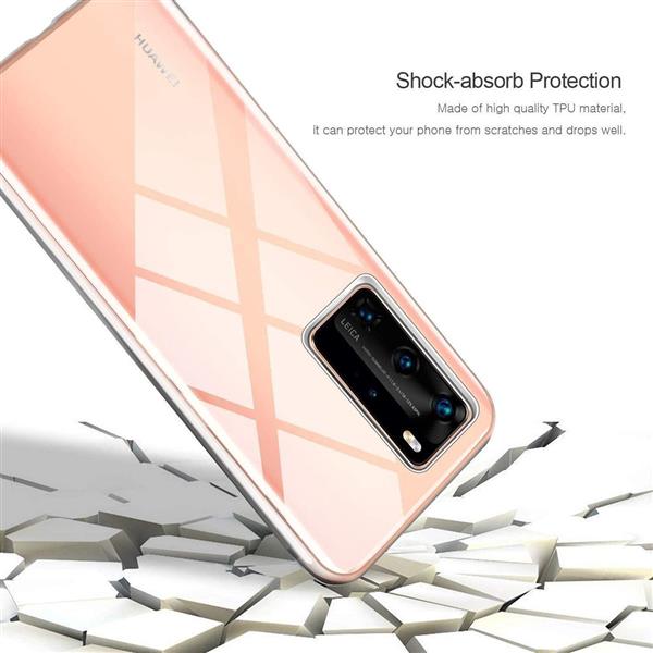 Grote foto drphone huawei p40 dual tpu case 360 graden cover voor en achter volledig bescherming transpar telecommunicatie mobieltjes