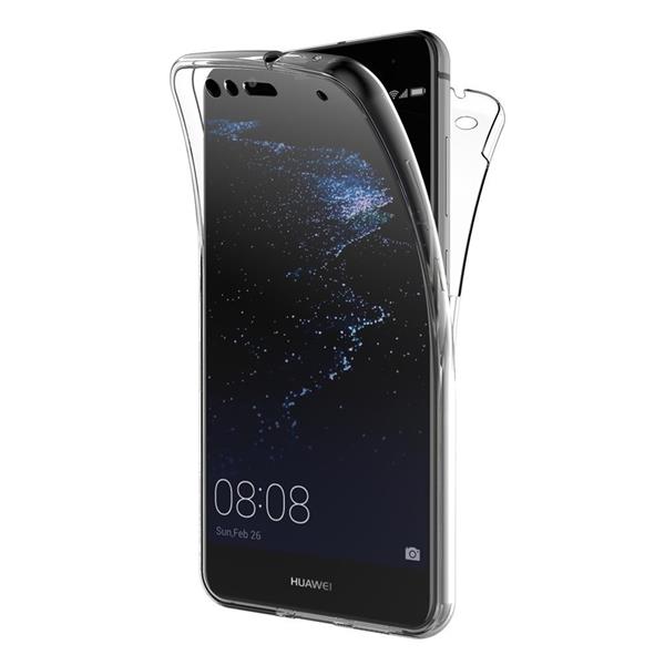 Grote foto huawei p10 lite dual tpu case 360 graden cover 2 in 1 voor en achter volledig transparant telecommunicatie mobieltjes