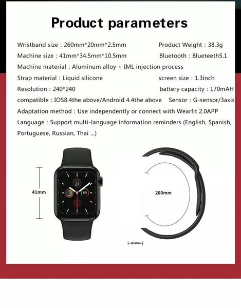 Grote foto drphone epsilon sport smartwatch met always on display temperatuur zuurstofmeter ecg hartslagm kleding dames horloges