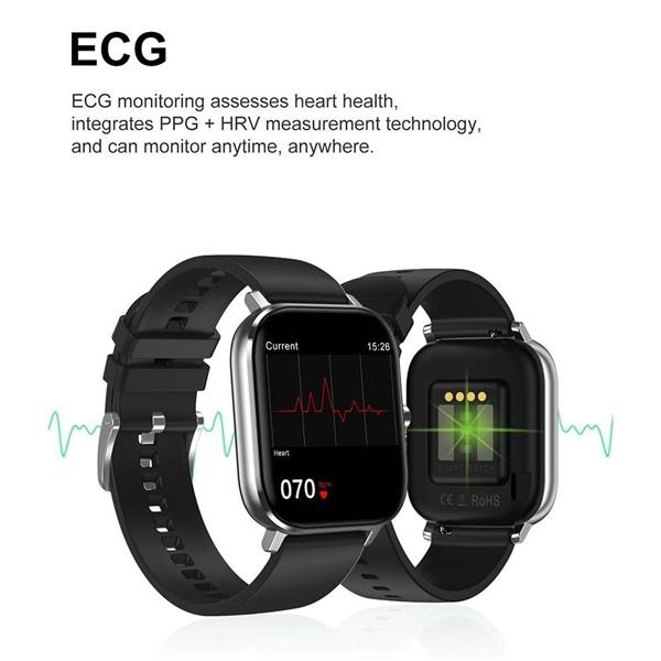 Grote foto drphone gte3 smart metalen smartwatch met belfunctie auto sport notificaties ecg voor iph kleding dames horloges