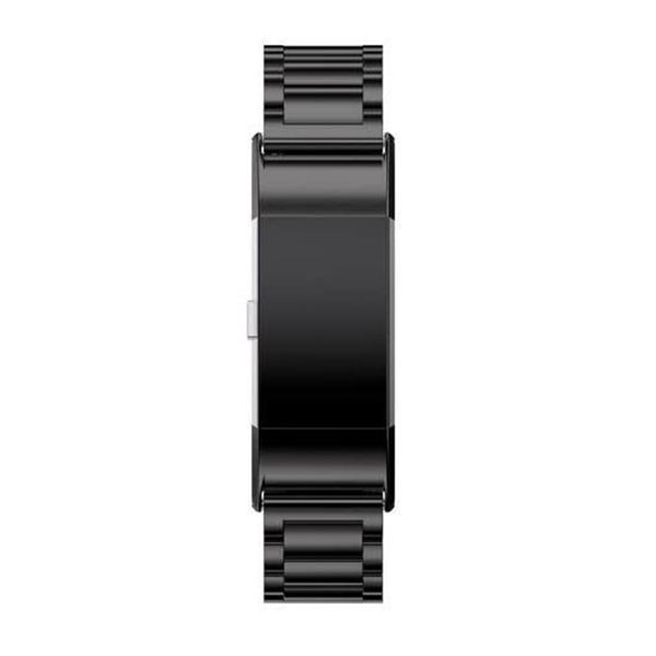 Grote foto fitbit charge 2 metal roestvrij stalen armband zwart kleding dames horloges