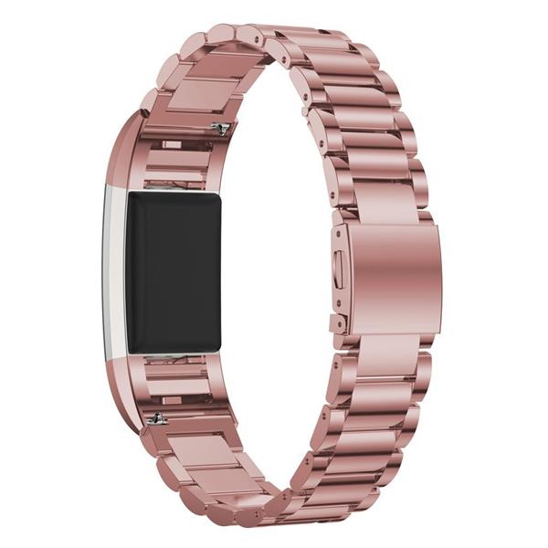 Grote foto fitbit charge 2 metal roestvrij stalen armband rosegold kleding dames horloges